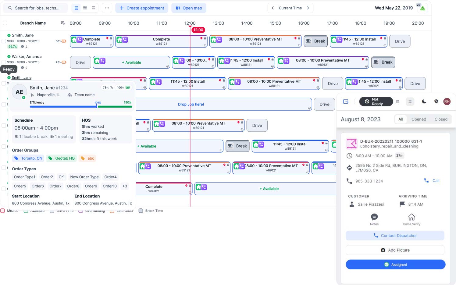 geotab-fleet-dispatching-and-routing-ui Geotab Fleet Dispatching and Routing UI - Real-time GPS tracking and route optimization