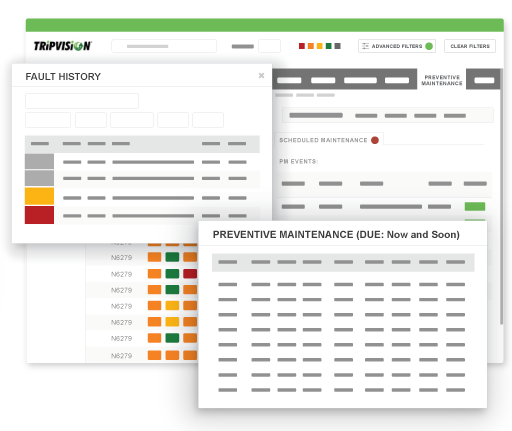 TripVision Built-in Maintenance Management